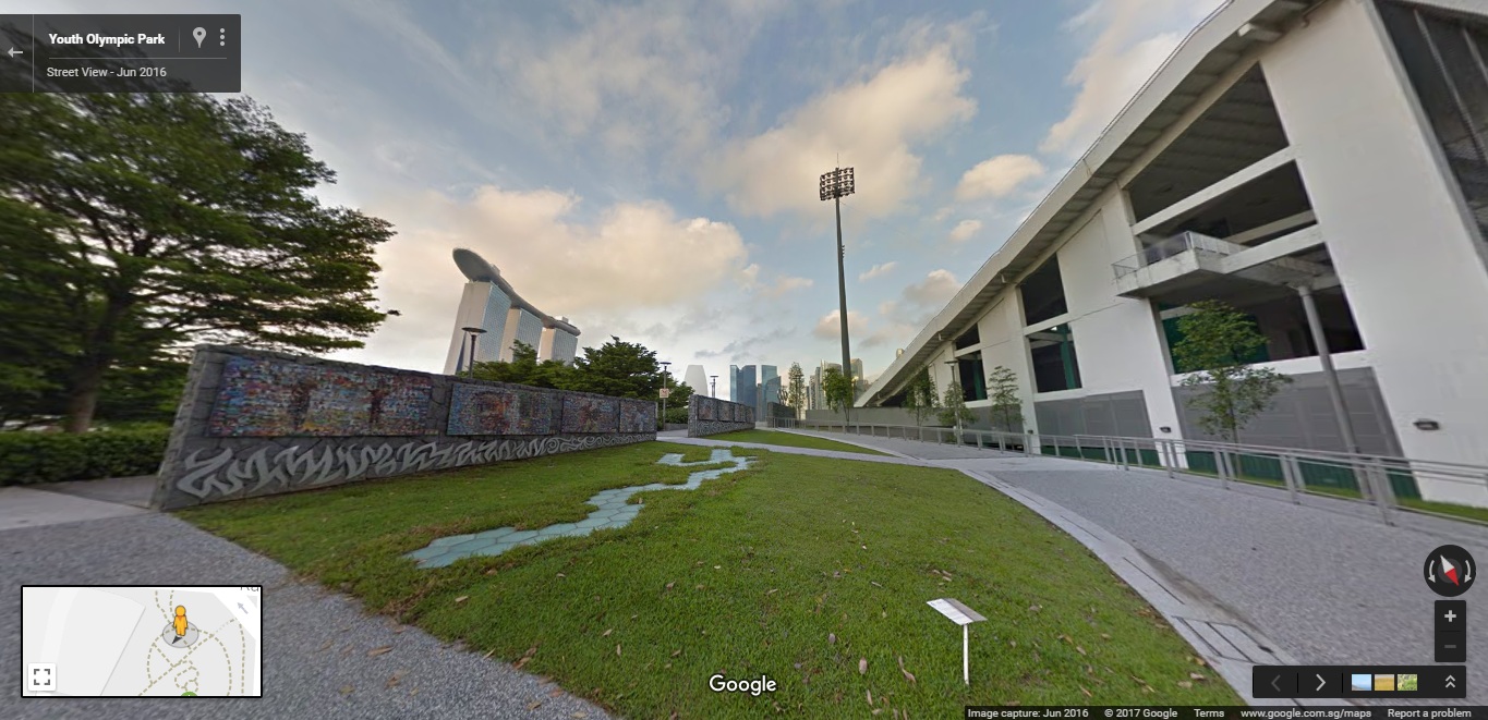 Google Street View imagery of Youth Olympic Park (Credit- Google)