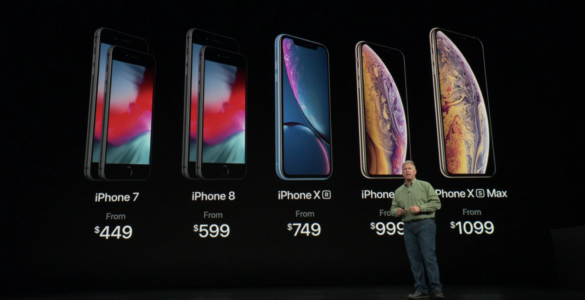 iPhone XS Max XR Pricing
