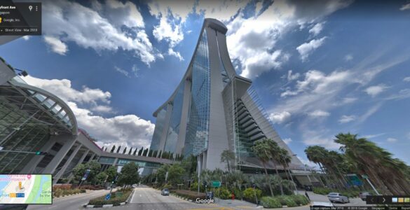 Street View Imagery of Marina Bay Sands 2018
