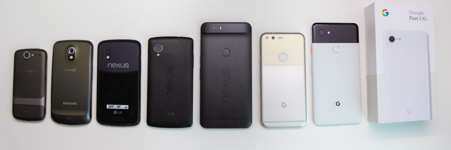 Google phones since Nexus One
