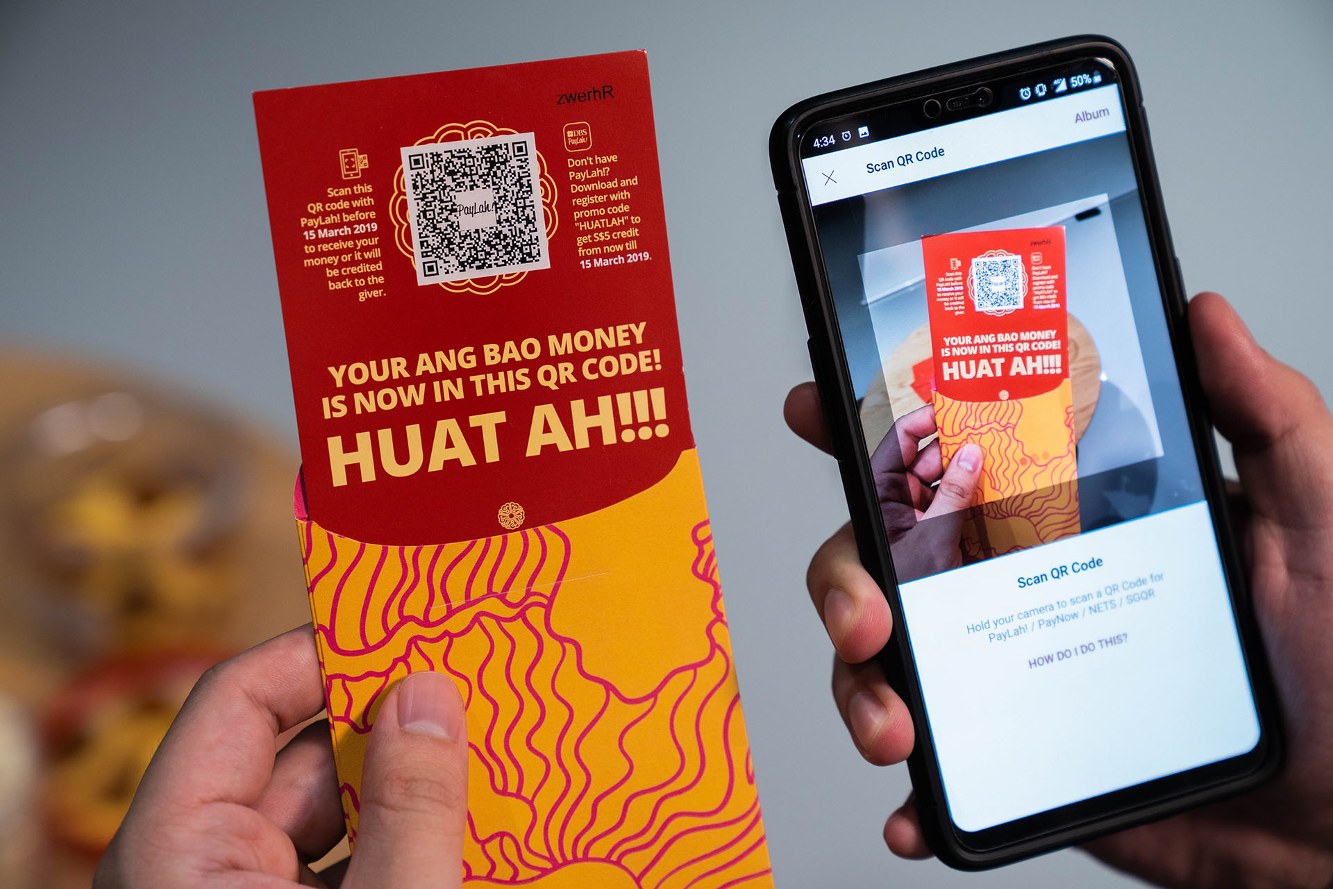 Where to get your DBS QR Ang Bao this Chinese New Year