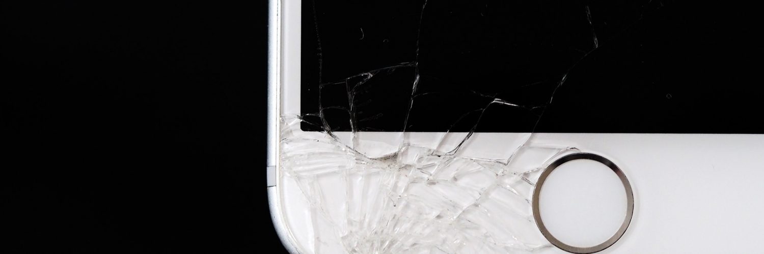 Cracked Smartphone Screen