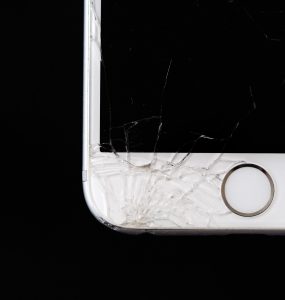 Cracked Smartphone Screen