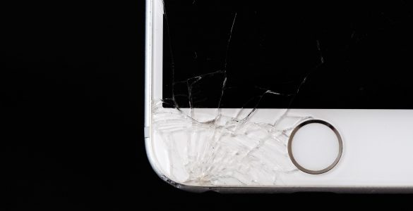 Cracked Smartphone Screen