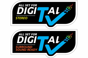 Digital TV Compliant Sticker