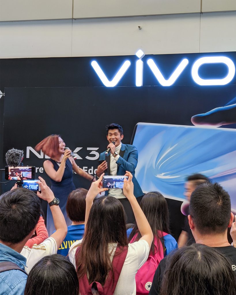 vivo NEX 3 Roadshow Singapore Elvin Ng