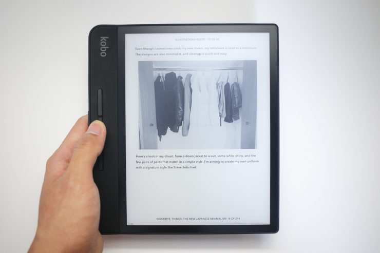 Viewing images on the Kobo Forma