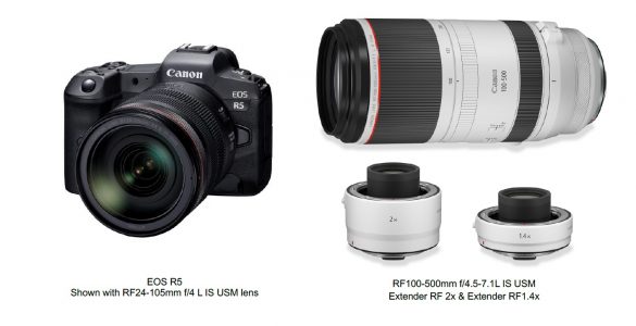 Canon announces development EOS R5 and new RF Series Lenses