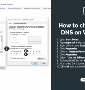 DNS Settings on Windows