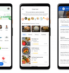 Google Pay Menu Discovery feature