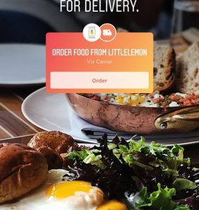 Instagram Order Food