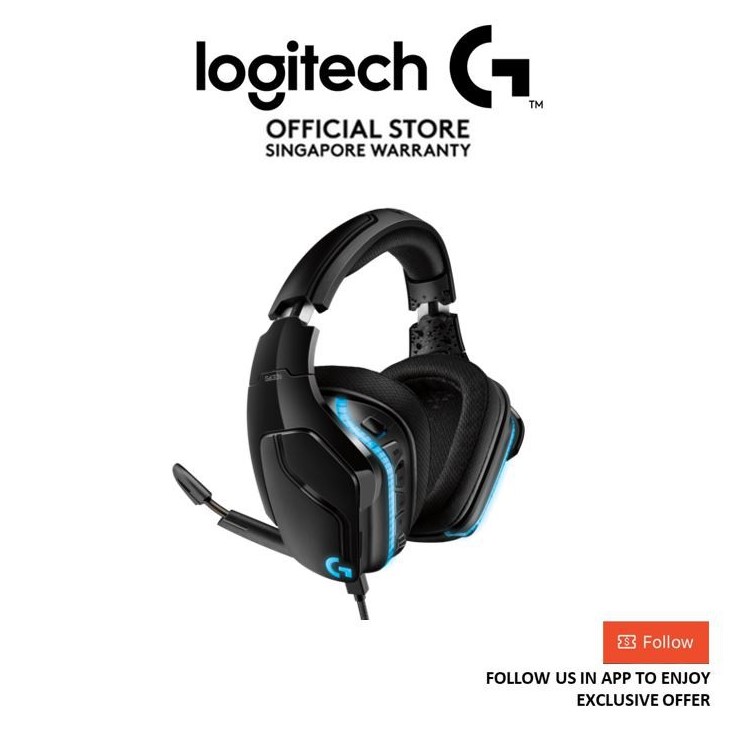 Logitech G633s 7.1 Surround Lightsync RGB Wired Gaming Headset