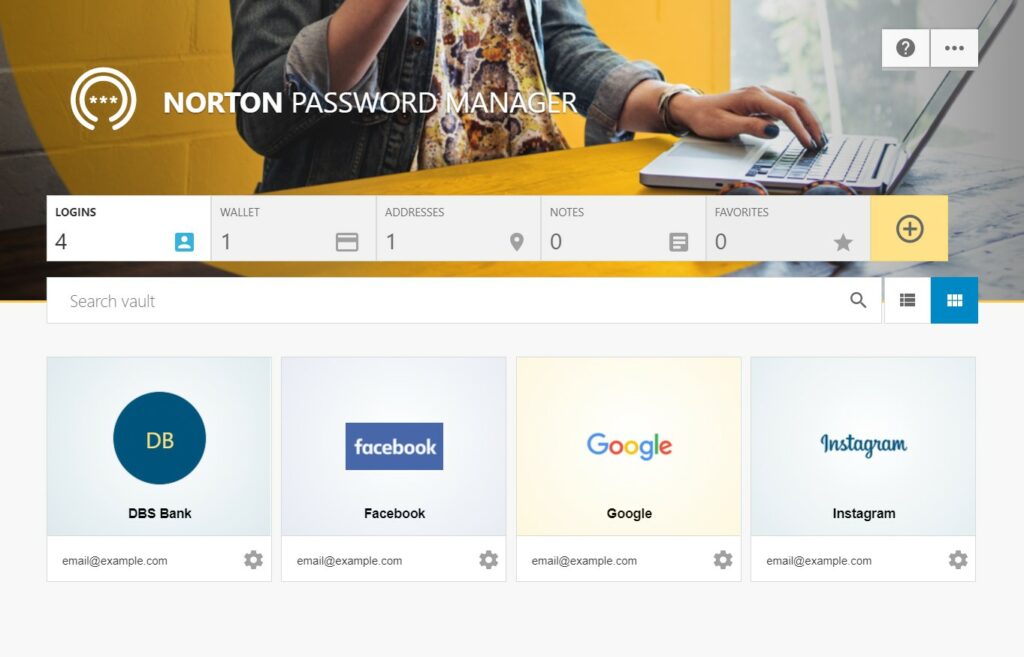 norton generator password