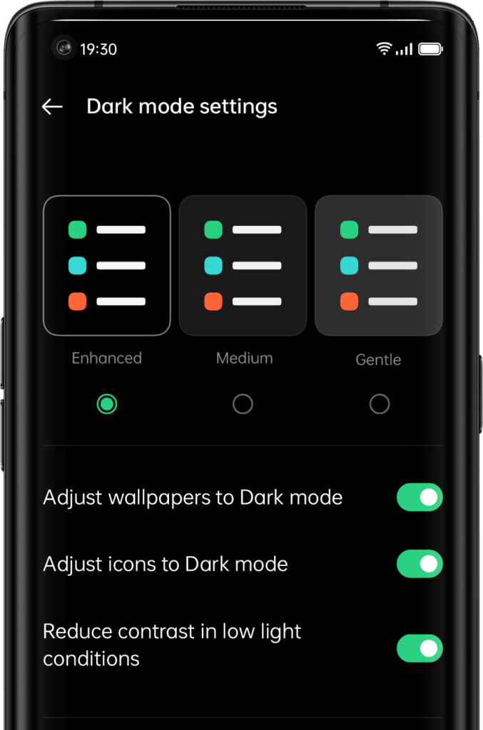 Customizable Dark Mode