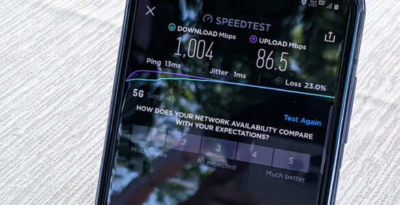 Samsung Galaxy Z Flip 5G SpeedTest