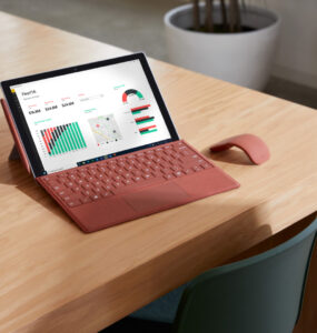 Surface Pro 7+ on table