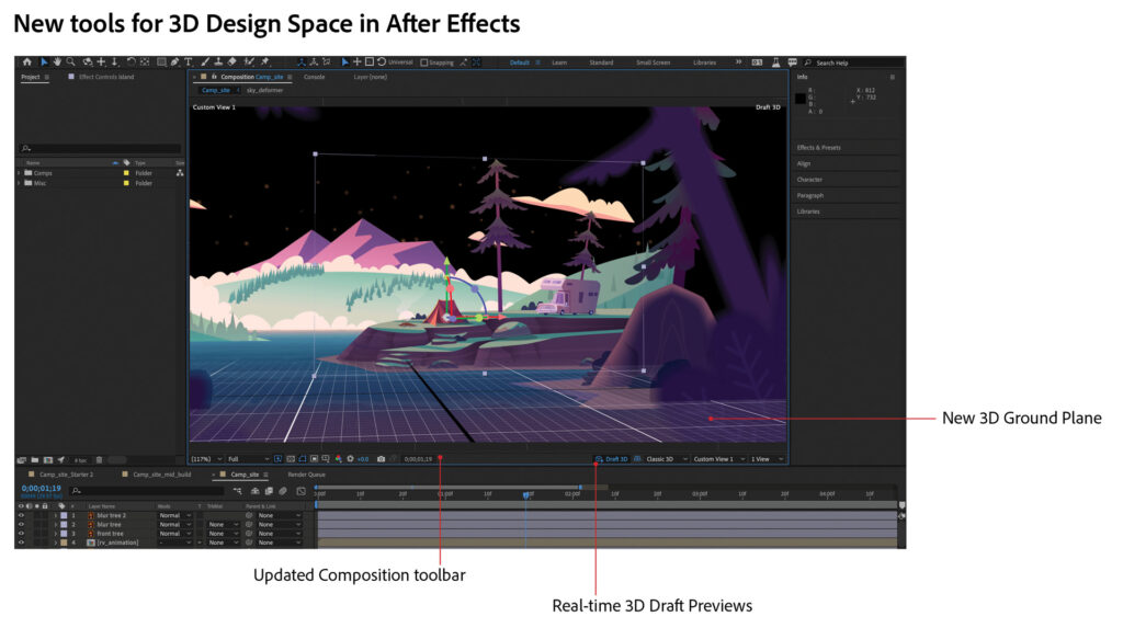 Adobe After Effects new 3D tools