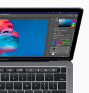 Adobe Photoshop on MacBook Pro