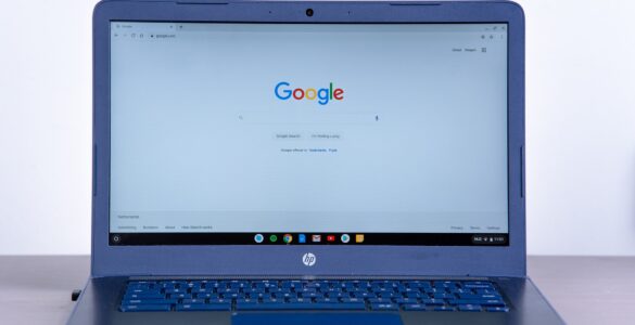 HP Chromebook On Desk