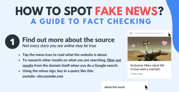 How to spot fake news