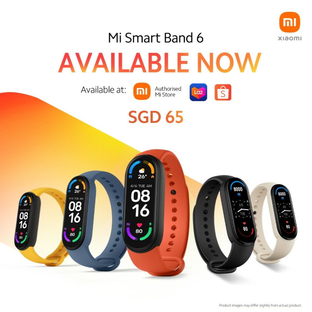 Mi Smart Band 6 Singapore Launch