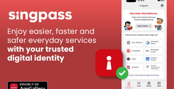 Singpass on Huawei App Gallery
