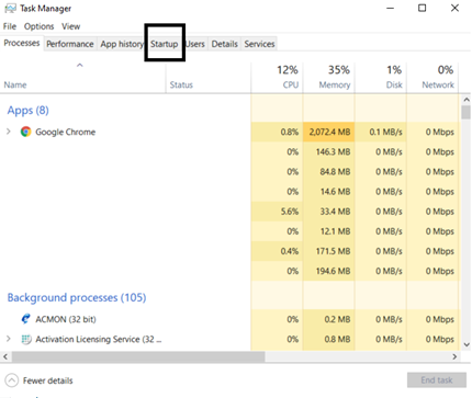 Task Manager (Processes)