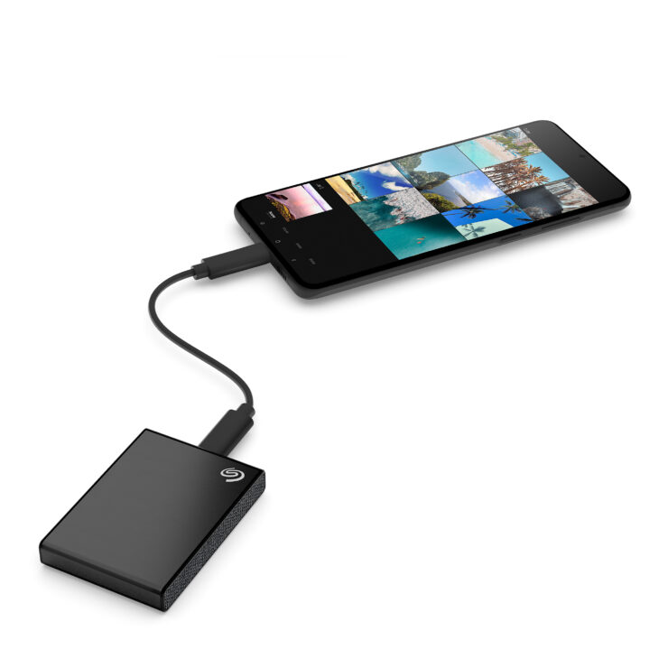Seagate One Touch SSD with Phone