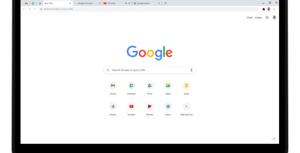 Google Chrome on Laptop