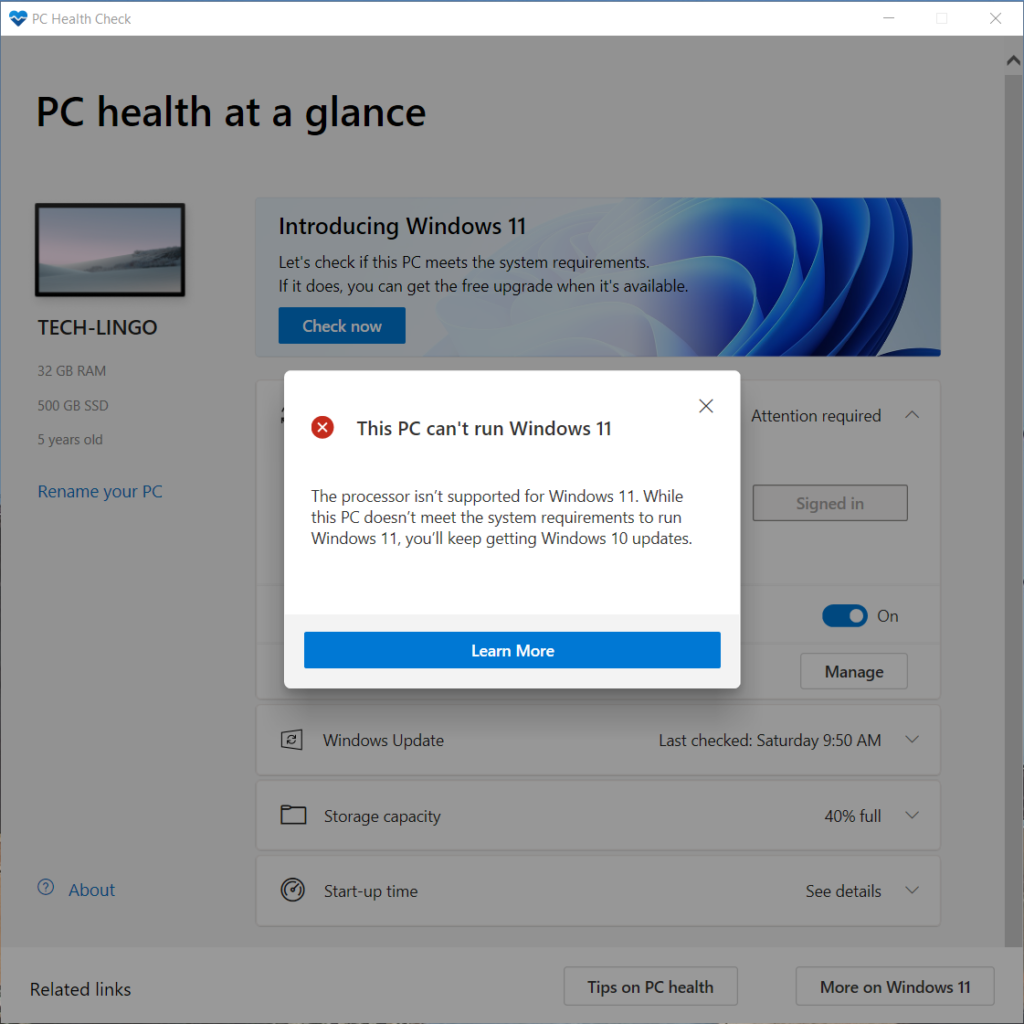 check compatibility for windows 11