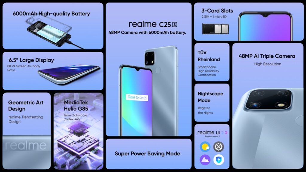 realme C25s Specifications