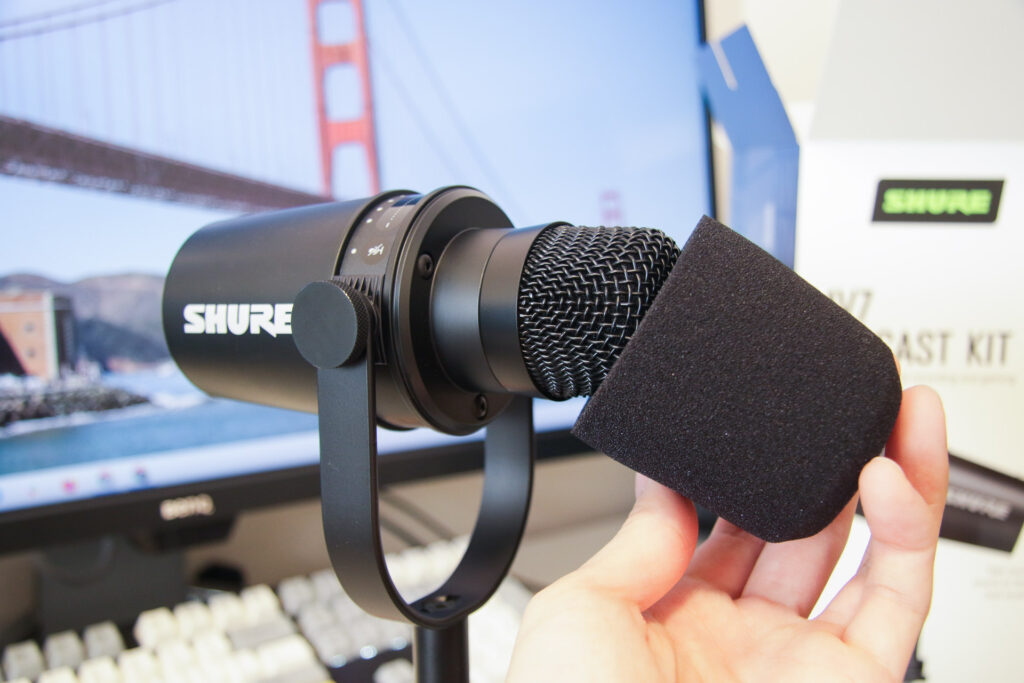 Shure MV7 Podcast Microphone - Foam Cover