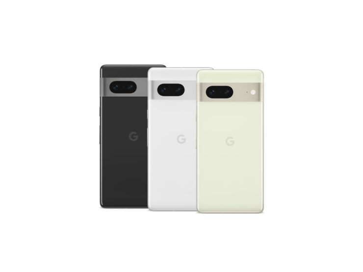 Google Pixel 7 - Obsidian, Snow, Lemongrass