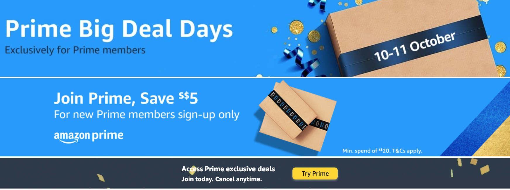 TL;DR - snag these e-deals on first-ever Prime Big Deal Days